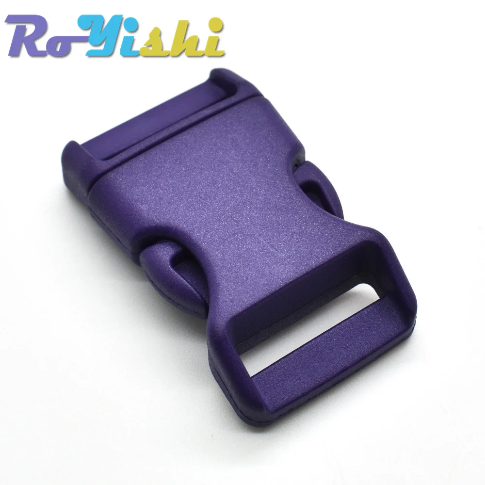 12 teile/paket 1 ''(25mm) bunte konturierte seitliche Entriegelung schnallen aus Kunststoff für Paracord-Armbänder/Backback – Detail 8