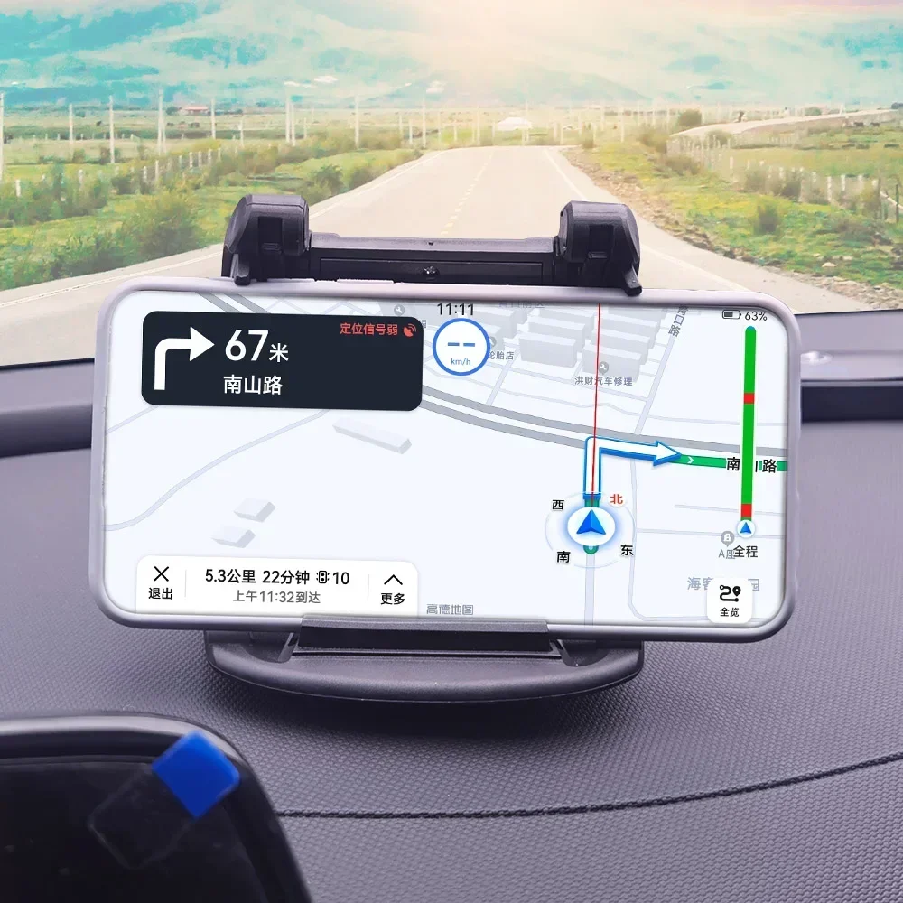 360도 자동차 장착형 패널 휴대폰 홀더 홀더 °   회전, 수평 및 수직 바퀴가 있는 휴대폰 홀더, 휴대폰 GPS