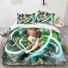 Demon Slayer Agatsuma Zenitsu Duvet Cover Set HD Comforter Cover for Kids Bedding Sets Bedclothes Bedroom Decor 5