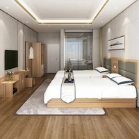 Autres meubles commerciaux Lit d'hôtel 7 étoiles pour chambre d'hôtel Meubles d'hôtel Ensembles de chambre à coucher 5 étoiles modernes 5
