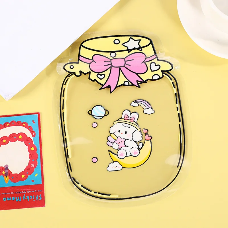 20Pcs/60Pcs Cartoon Printed Snack Cookie Storage Bag Self Sealing Design Easy to Use Small Item Storage Creative Candy PE Bag