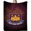West Ham United Logo Cute Throw Blanket for Winter Blankets for Decorative Sofa Cover Blanket King Size Microfiber Bedding Plaid 4