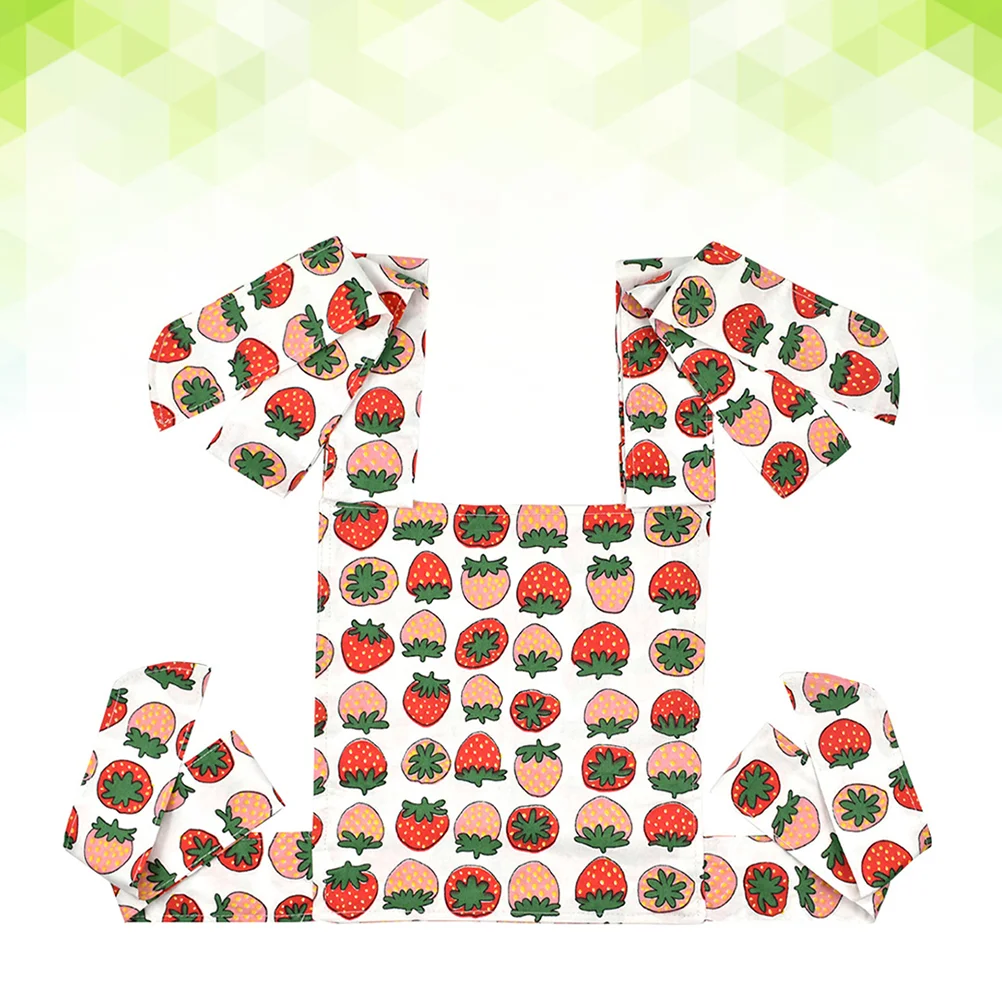 Children's Sling Cotton Baby Toy Cartoon Red Strawberry Pattern Shoulder Sling Baby Carrier