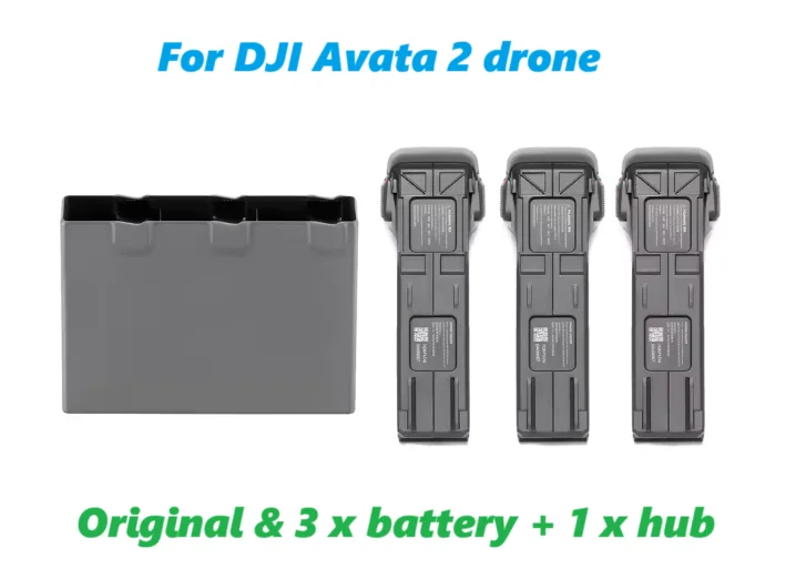 รูปสินค้า แบตเตอรี่โดรน DJI Avata 2 แท้ 2150mAh พร้อมฮับ รอบใช้งานน้อย