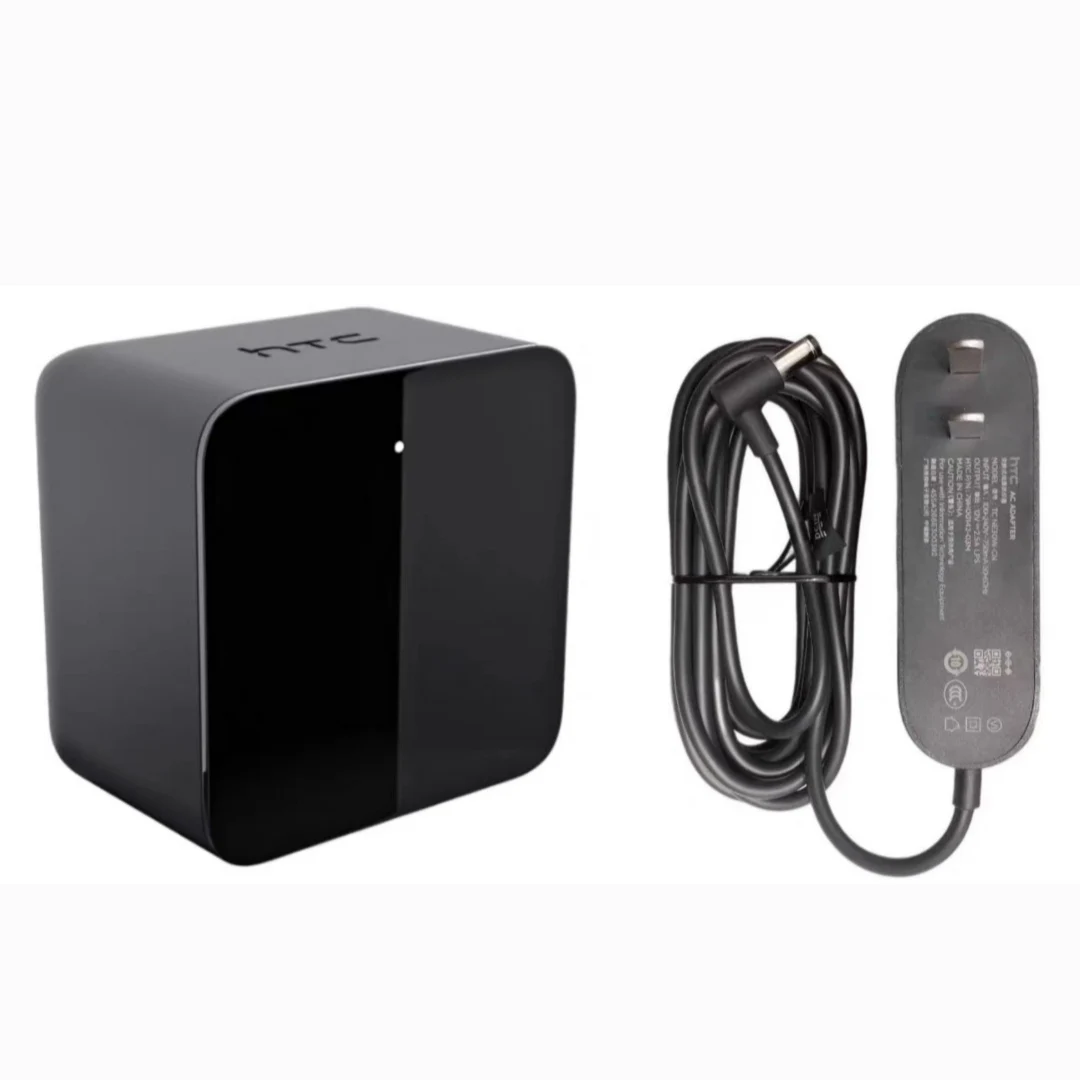 

New For HTC VIVE VR Base Station 1.0 + Power Supply Adapter for Virtual reality Headset & Controllers Original Parts