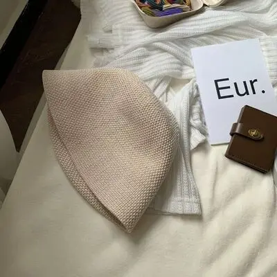 New Fashion Summer Linen Hats for Women Foldable Outdoor Gorro 2023 Sunshade Hollowed Panama Hat Beach Caps Fashion Elegante Cap