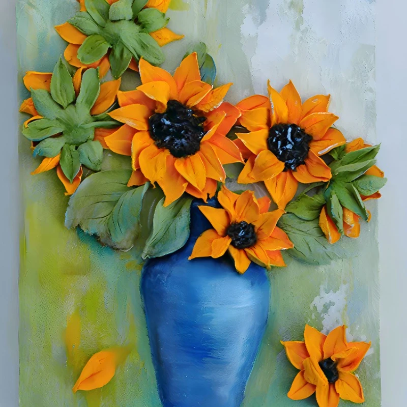 DIY Handmade Texture Relief Painting Material Set
