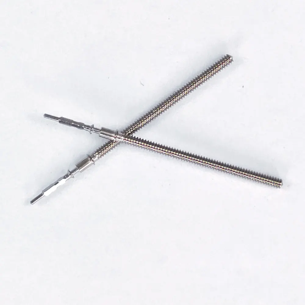 2Pcs/5Pcs/10Pcs 무브먼트 시계 스틸 스템 크라운 키트 시계 부품 세이코 VK63 VK64 VK67 VK68 VK61 무브먼트 시계 스템 스페어