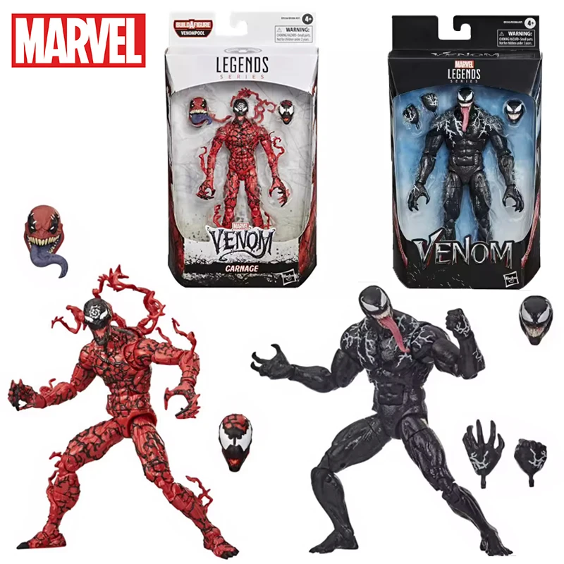 

Original Marvel Legends Spider-Man Venom Series Carnage Venompool Action Figure 1/12 PVC Model Collection Statue Toys Gifts