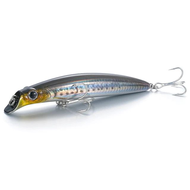 Saltwater Floating Fishing Lure Shallow Diving Minnow Tungsten 105mm 17.5g  Long Casting Artificial Bait For