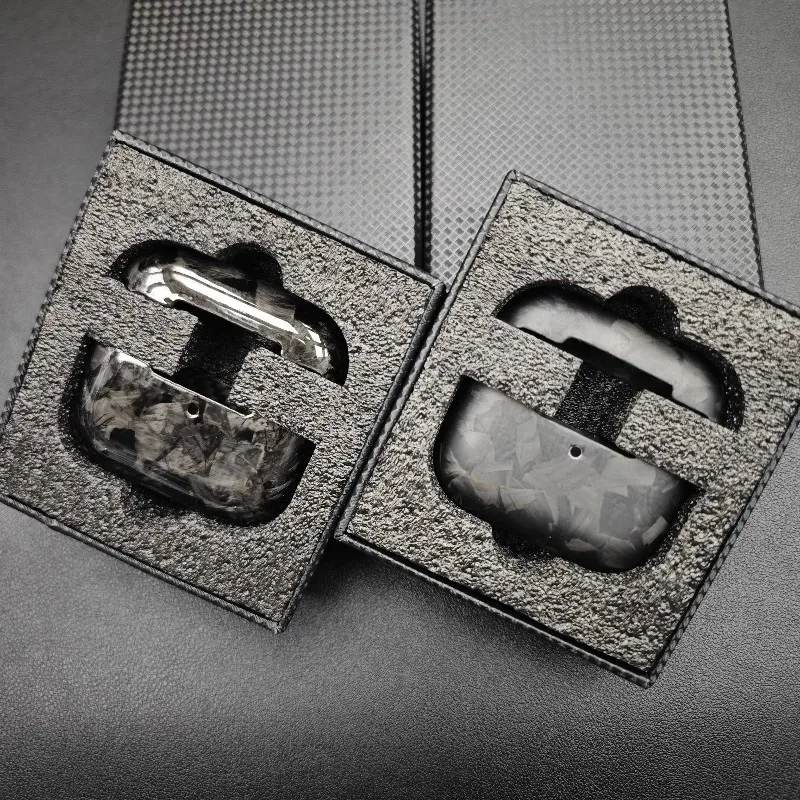 Carbon Fiber Wireless Charging Headphone Case - Ultra Slim Protective Cover