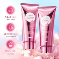 SADOER Sakura parfum Lotion pour le corps hydratant hydratant blanchissant corps paillettes crème cou main bras jambe produits de soins de la peau 2