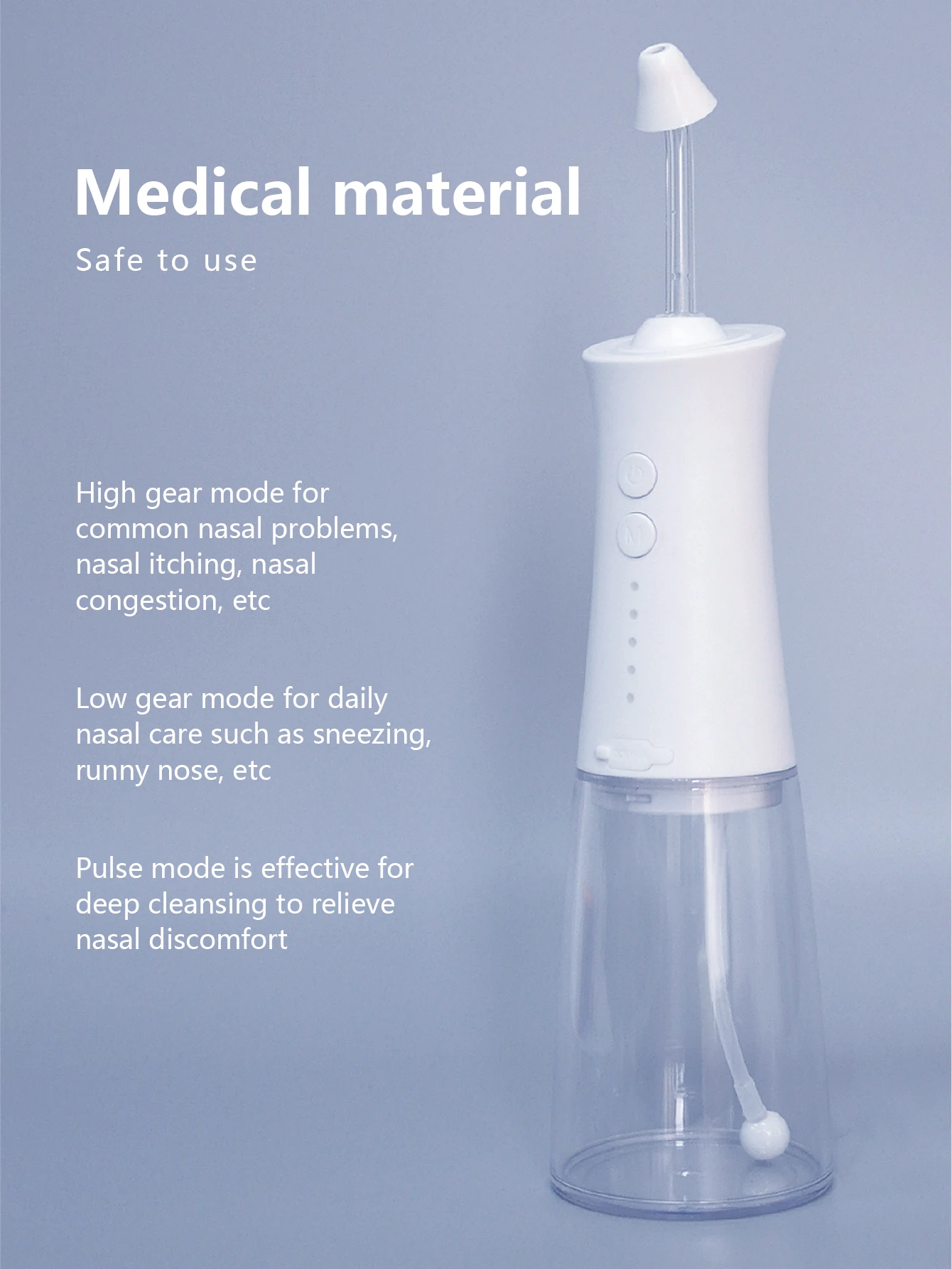 Electric Nasal Irrigator rechargeable deep cleaning nose cleaner