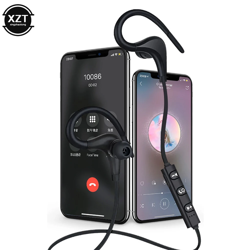 S6 Bluetooth Wireless Earphone Earbuds Waterproof Stereo Music Earphones Universal Mini Ear-Hanging Ear-Hooks Headphones HIFI