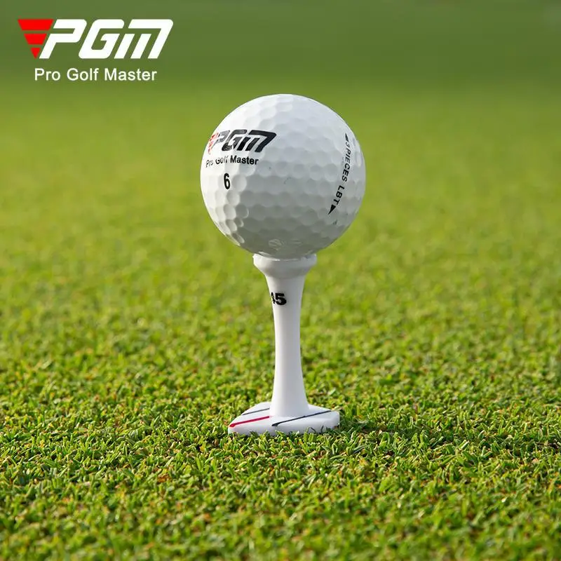 

PGM 6pcs Golf Tee Holder Aimable 40/45/50mm Golf Tee Multi-Purpose Ultra-low Resistance Golf Tees Tack Golf Training Accessories