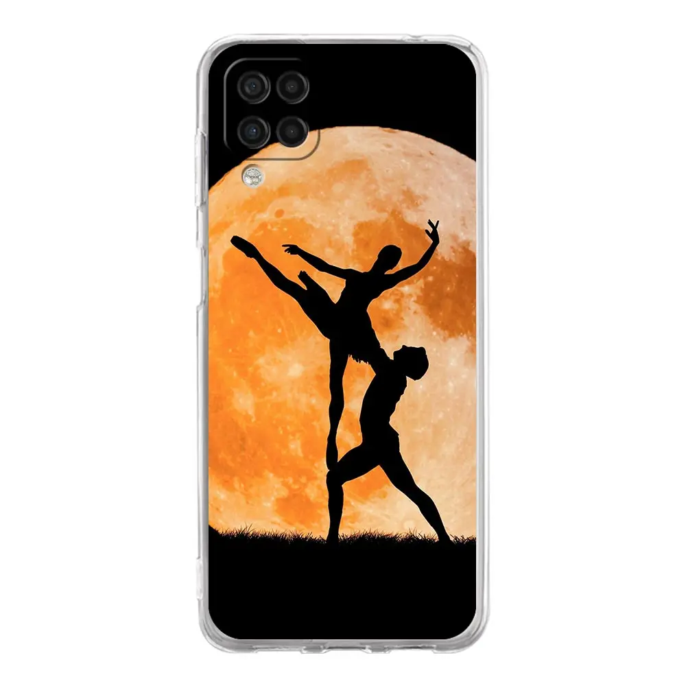 Elegant Swan Dance Ballet Clear Phone Case Cover