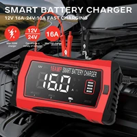 6V 12V 24V 16A Universal Repair Car Battery Charger Intelligent Repair Motorcycle Charger for Lead Acid AGM GEL LiFePO4 Battery - Image 4