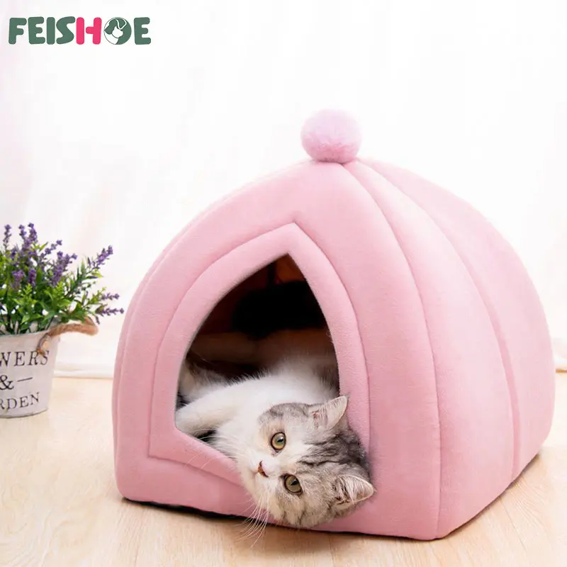 Cat Accessories Antiskid Bed Pet House Bed Dog Cat Bed House