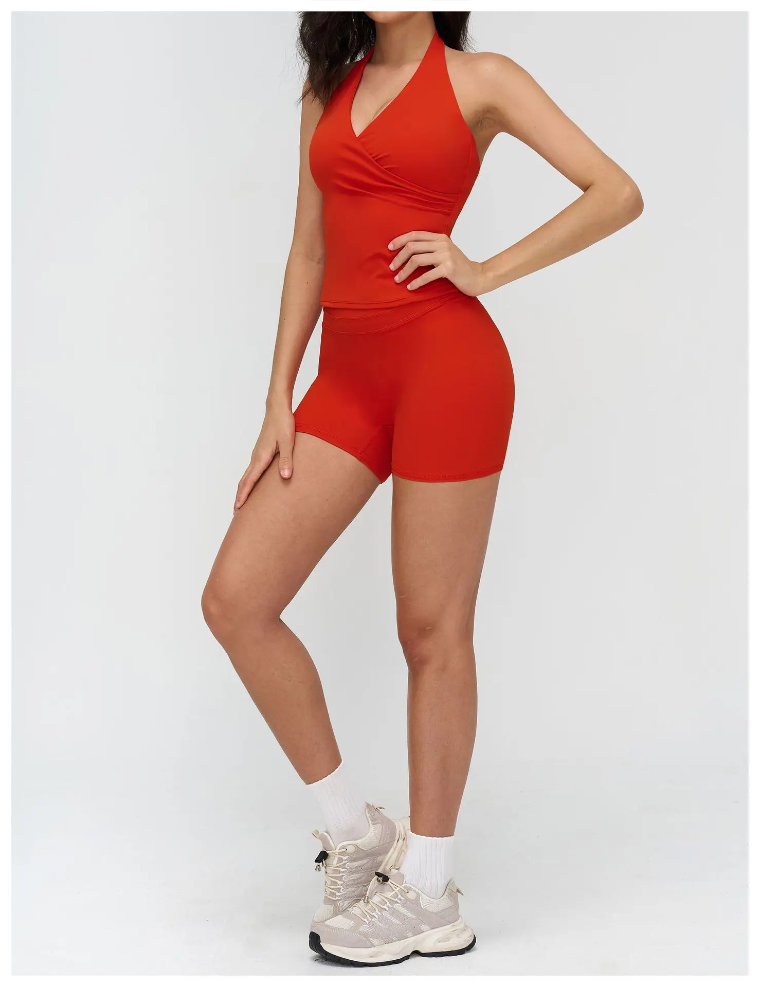 Débardeur Yoga Push-Up Dos Croisé