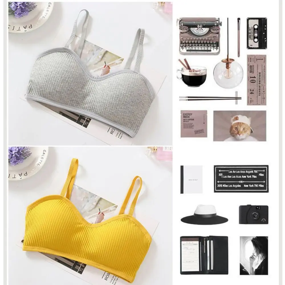 Polyester Cotton Women Sports Bra Breathable Seamless