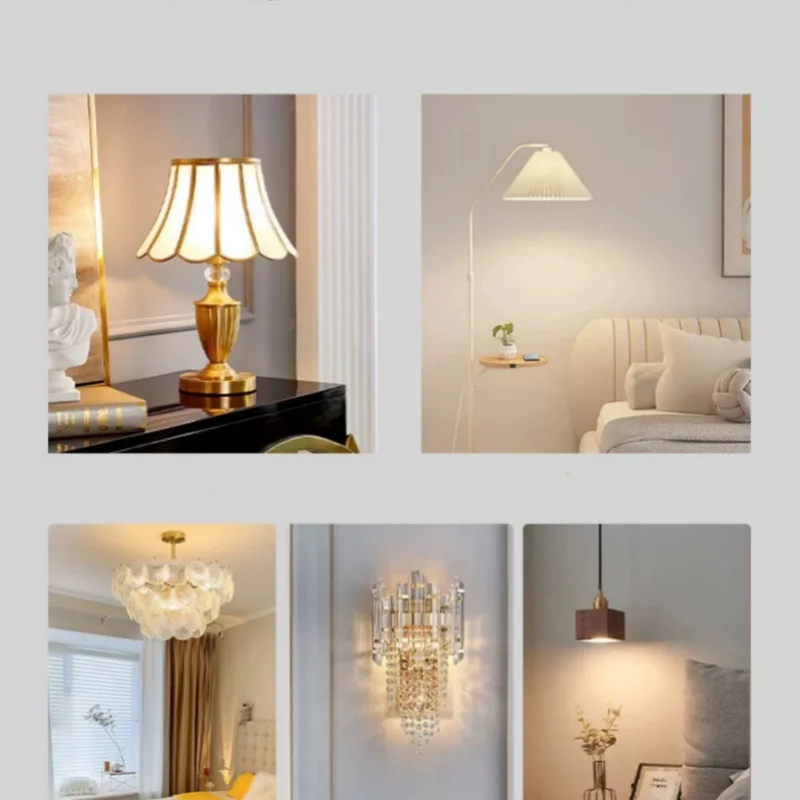 AC220V-240V 아크릴 크리스탈 디자인 LED 전구, 거실, 주방, 침실, 사무실에 적합, 30W, E27, E14, 2 개