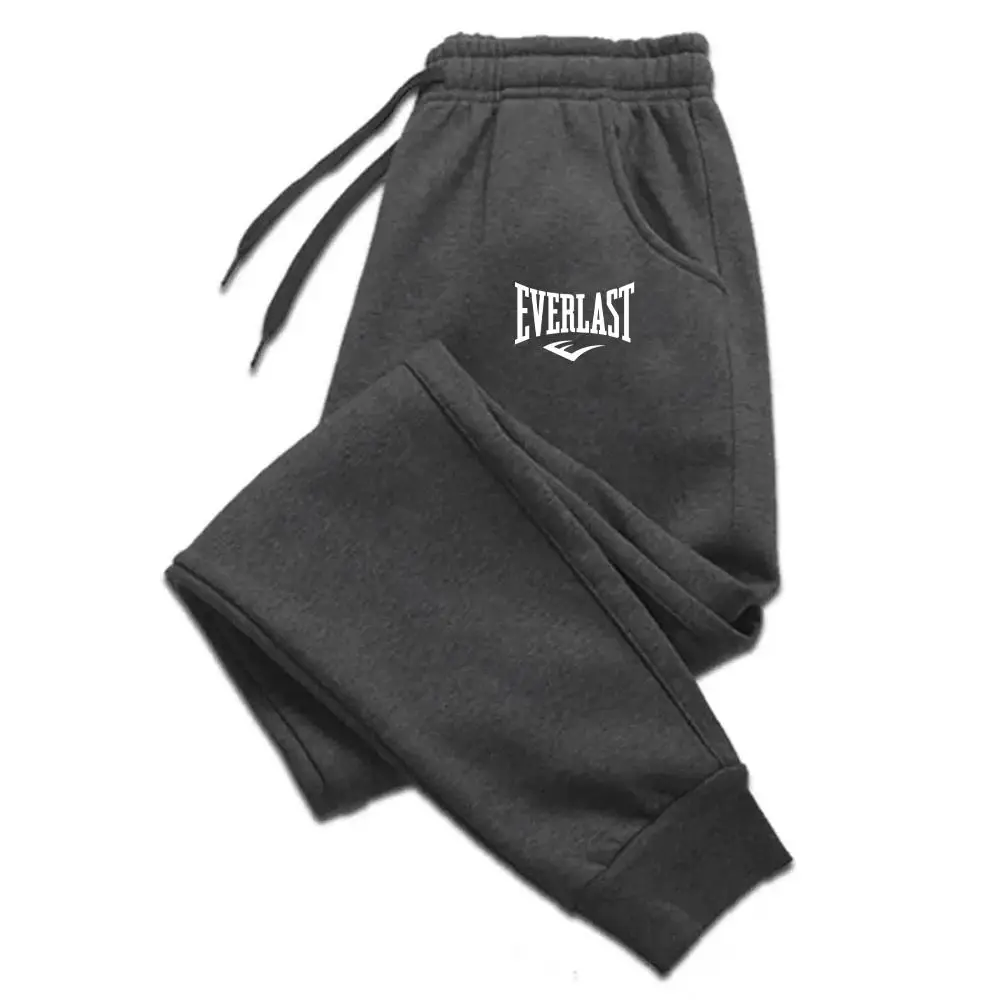New Printed Pants Autumn EVERLAST Men/Women Running Pants Joggers Sweatpant Sport Casual Trousers Fitness Gym Breathable Pants 2