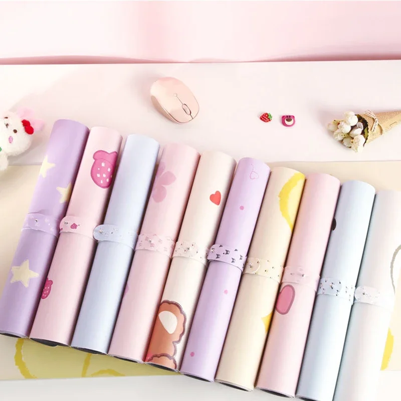 산리오 데스크 매트, 사무실 헬로 키티 멜로디 쿠로미 시나모롤, 미끄럼 방지 컴퓨터 마우스 패드, 게임 패드, PC 액세서리, 대형 사이즈