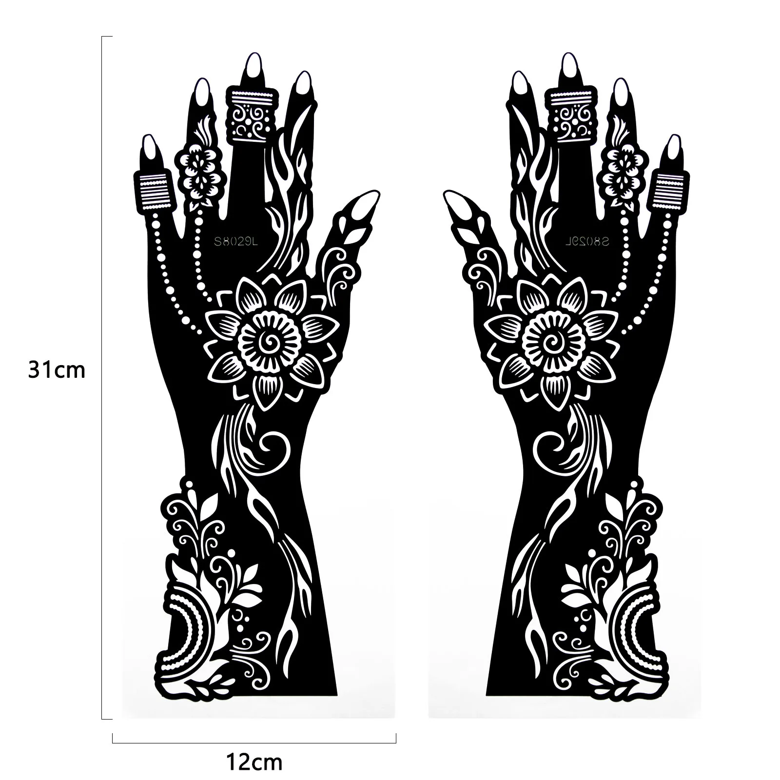 Henna Flower Stencil