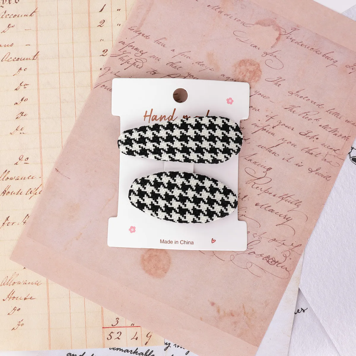 2 Teile/satz Mädchen Mini Plaid Überprüfen Rot Baby Mädchen Haar Clip Baumwolle Schule Mädchen Haarnadeln Süße Grips Kinder Barrettes Zubehör – Detail 13