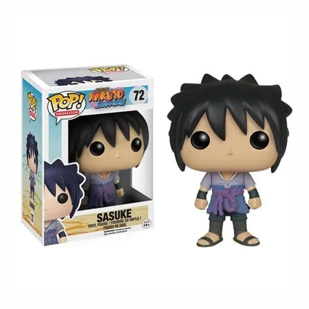 Figuras de acción de vinilo Funko Pop Animation Sasuke n.° 72 Sasuke (marca de maldición) n.° 455 n.° 698 de Naruto Shippuden, juguetes, muñecos, regalos para niños