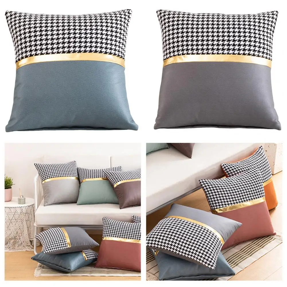 

Pillow Cover Stylish Soft Solid Color Indoor Decor Throw Pillow Case for Indoor Pillowcase Throw Pillow Case