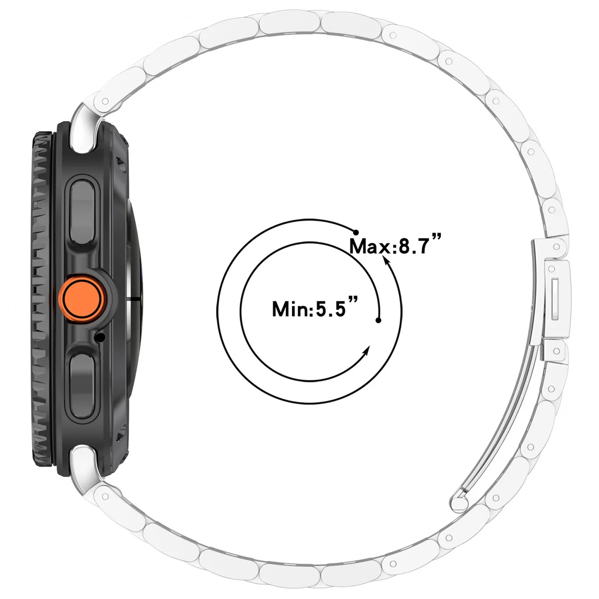Luxury Stainless Steel Metal Bracelet - Premium Business Band Accessory