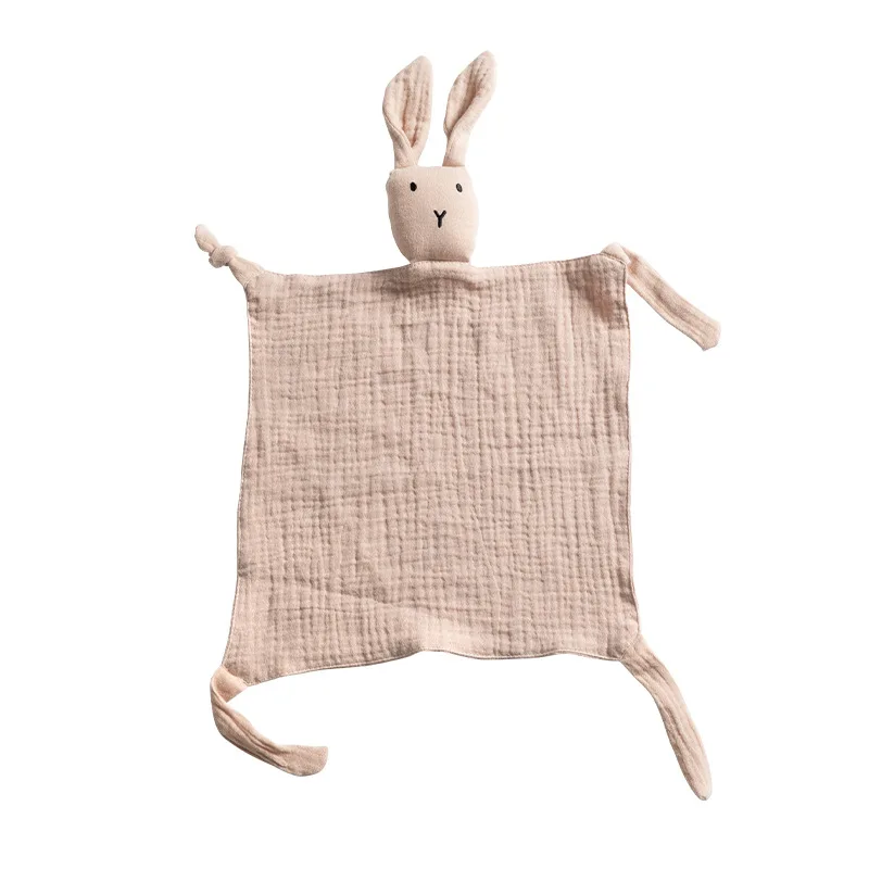 Coperta trapuntata in mussola di cotone per bambini Morbida bambola addormentata per neonati Moda per bambini Giocattolo per il sonno Lenire placare Bavaglini per asciugamani - immagine 5