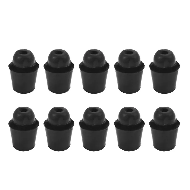 Set of 10 Black Rubber Car Bumper Door Protectors