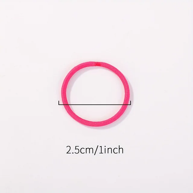 95pcs Girls Colorful Hair Bands Set Elastic Rubber Band Ponytail Holder Scrunchies women Hair Accessories 2