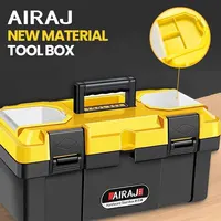 AIRAJ Multifunctional Plastic ABS Tool Storage Box Multiple Specifications with Handle Portable Tool Organizer 1