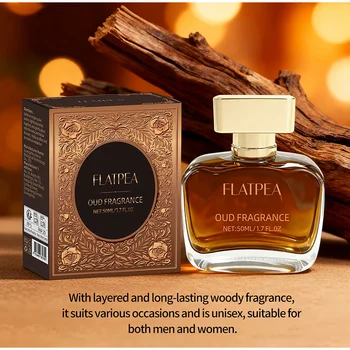 Profumo arabo in legno di sandalo Classico legno di agar e fragranza al muschio irresistibile Lunga durata Elegante affascinante Woody Eau De Parfum