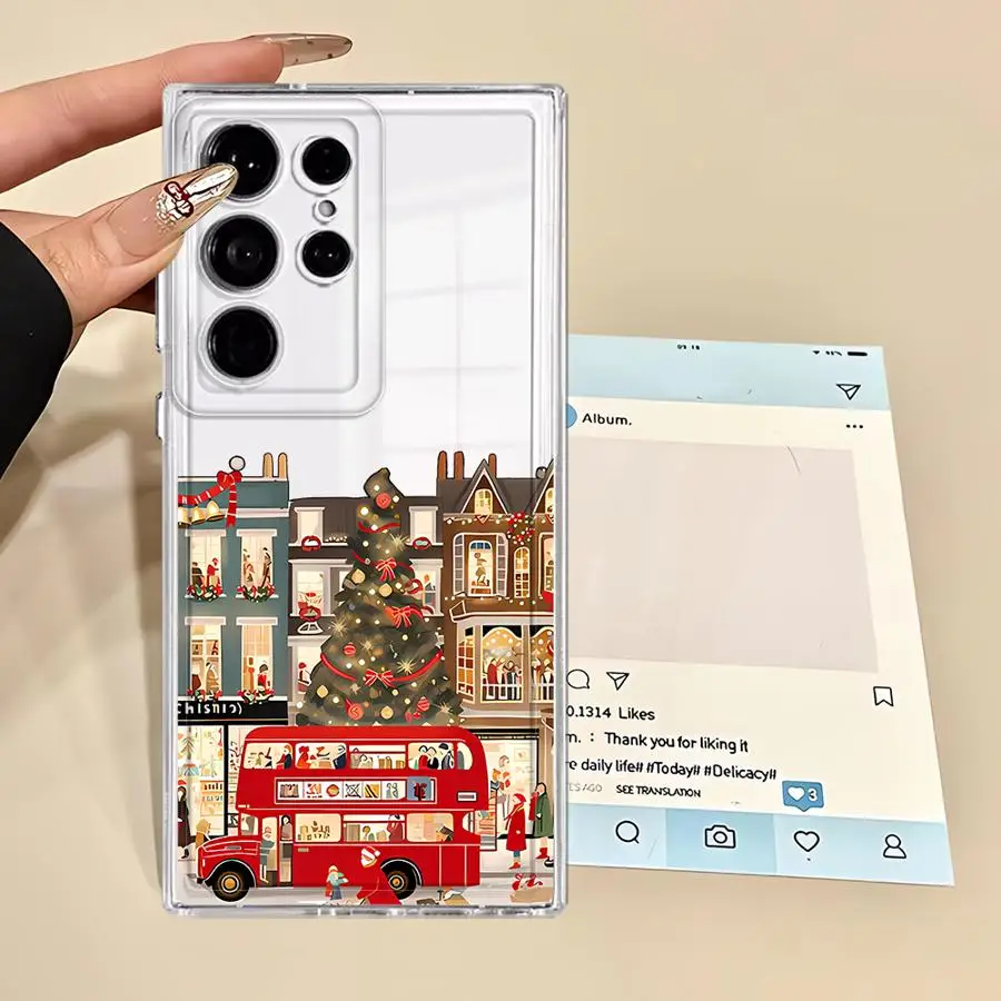 Winter Village Christmas Themed Phone Case Cover