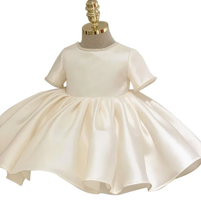 Eid Baby First Birthday Dress Newborn Infant Girls Christmas Party Dresses Children Lolita Ball Gown Kids Boutique Clothing girls dress princess costume