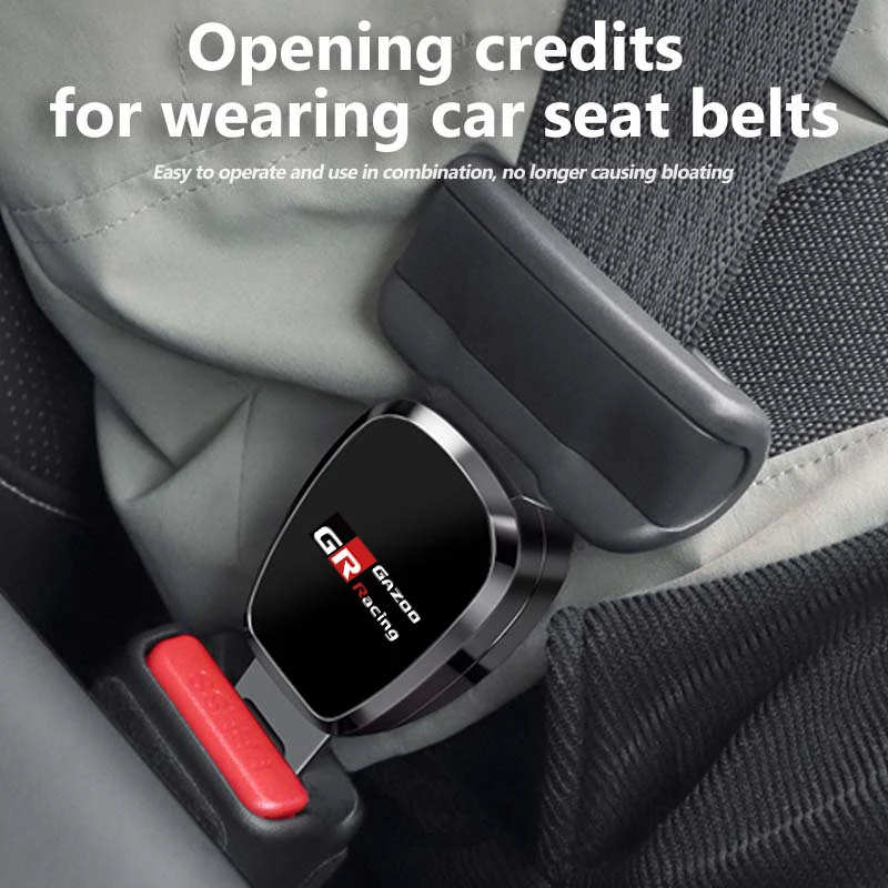 도요타 메탈 카시트 벨트 클립 연장 플러그 시트벨트 연장 액세서리 크라운 GR 코롤라 야리스 아우리스 C-HR 힐룩스 비오스