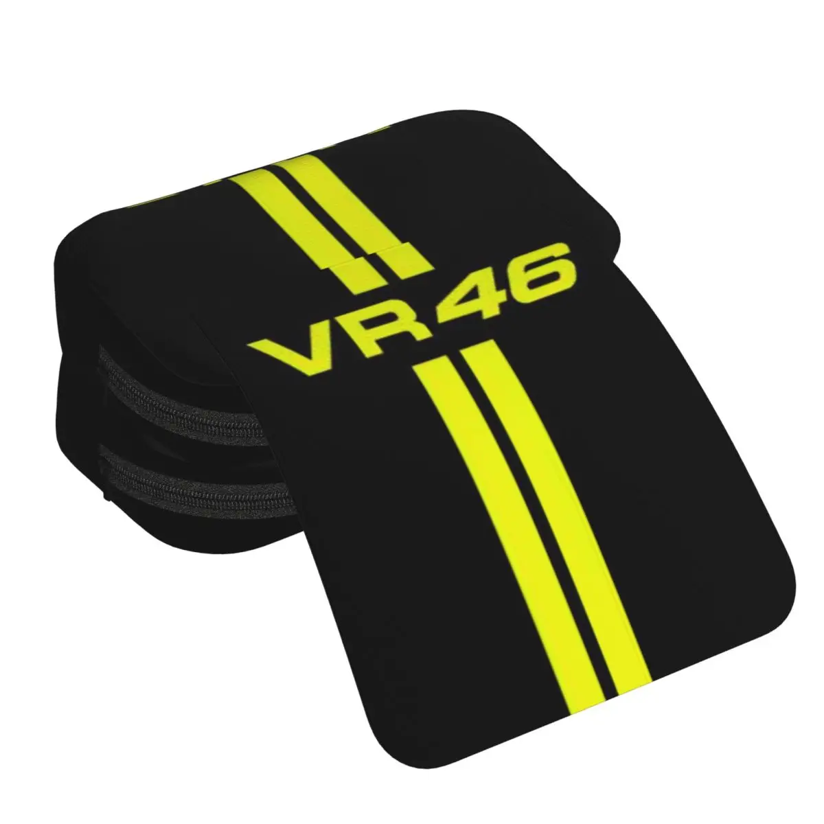 Moto-Gp Rossi-Race 오토바이 모토크로스 Vr 46 연필 케이스 연필 파우치 하드 쉘 가죽 대형 수납 펜 박스 연필