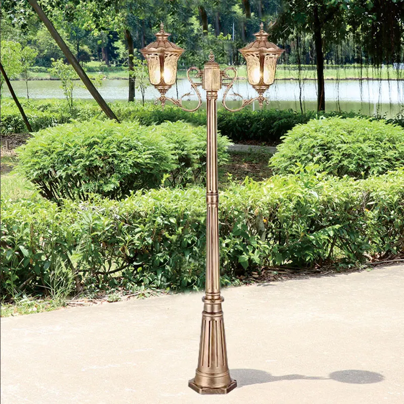 Outdoor High Pole Courtyard European Style Retro Garden Villa Community Lighting Outdoor Waterproof Landscape Street Light