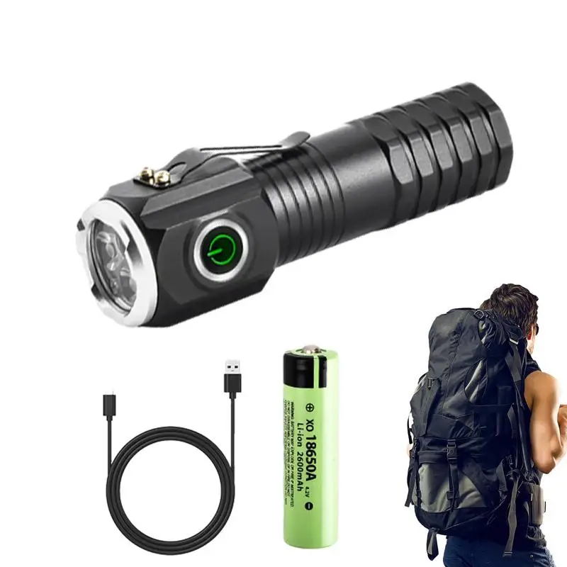 

Mini LED Flashlight 5 Modes LED Mini Torch High Brightness Flashlight Small Handheld Flashlight Powerful Camping Torch