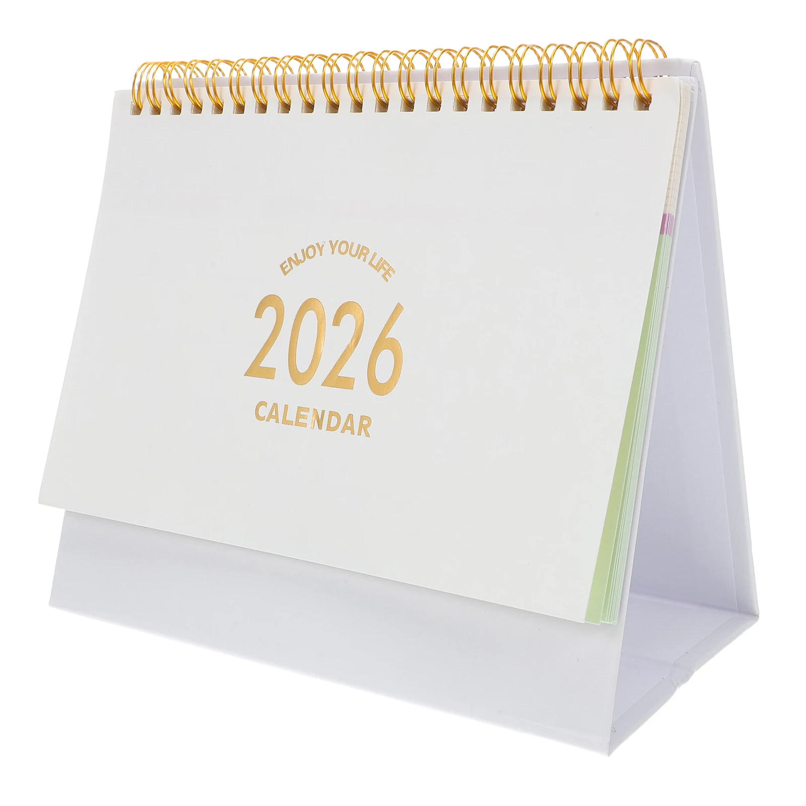 Small Desk Calendar 2025 2026 Standing Flip Desk Calendar  Thick Paper Small Monthly Schedule Planner For Office Date Organizing