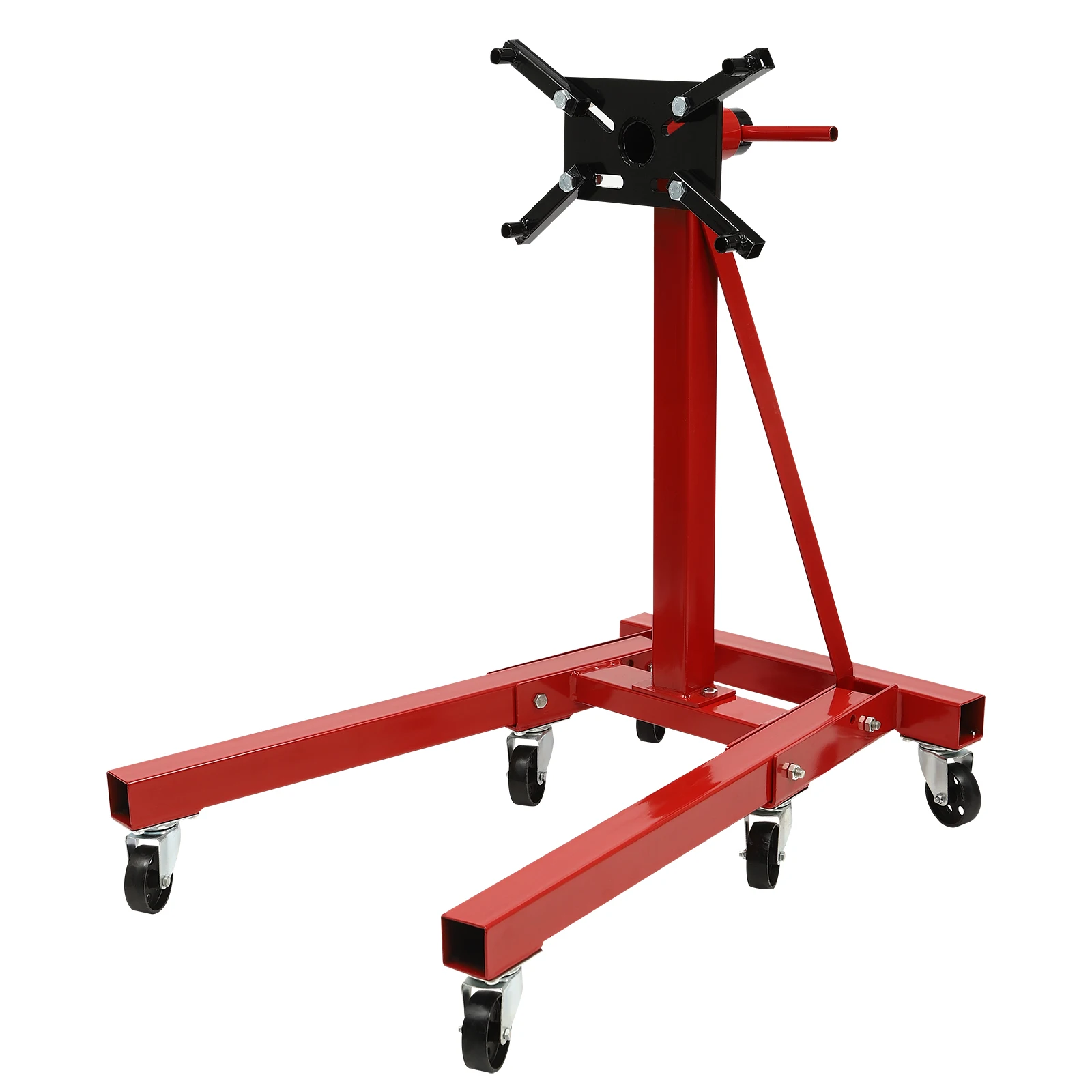 

Rotating Engine Stand Folding Motor Hoist Dolly Mover Auto Repair Jack with 360 Degree Rotating Head 1250/1500/2000lbs