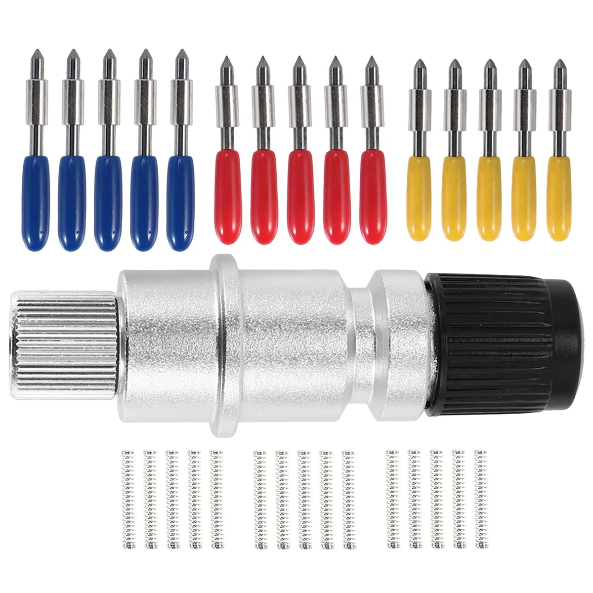 AB02 16Pcs 30/45/60 Degree Graphtec Cb15 Cb15U Vinyl Cutter Blade+Graphtec Cb15 Cb15U Blade Holder