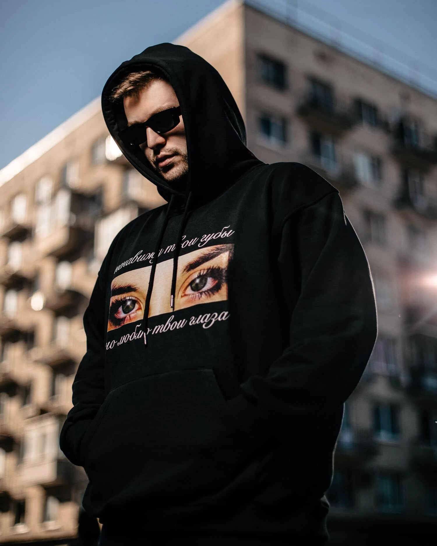 Harajuku Oversized Streetwear Pullover Men’s Hoodies Eyes Graphic Print Hooded Sweatshirt Hip Hop Aesthetic Tops Goth Y2k Winter