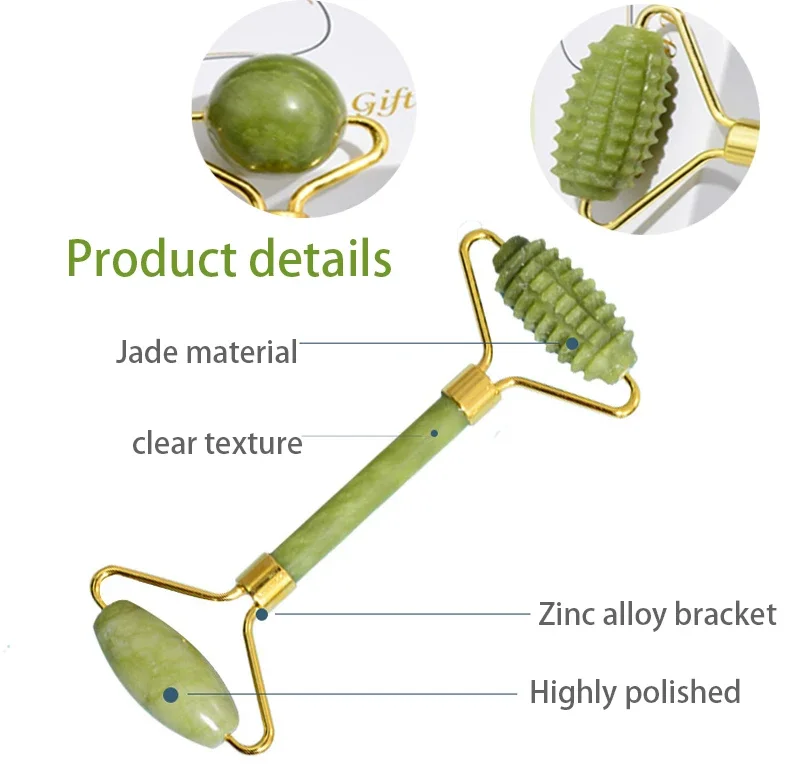 Rodillo de jade - material