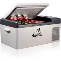 C15 Portable Freezer,12 Volt Car Refrigerator, 16 Quart (15 Liter) Fast Cooling 12V Car Fridge -4℉~68℉, Car Coole 1