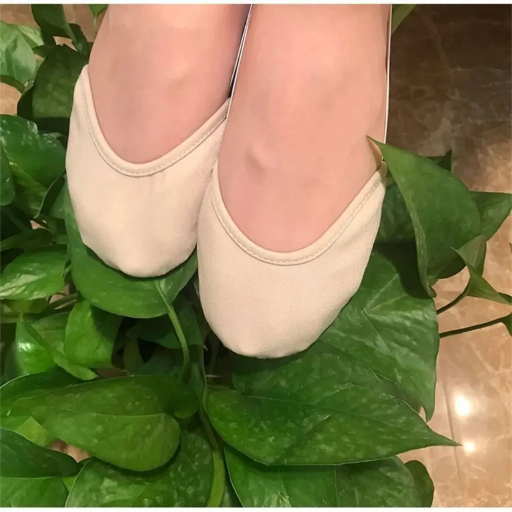 Dance Shoes 1 Pair of Adult Rhythmic Gymnastics Protect Elastic Soft Sole Skin Color Soft Pilate